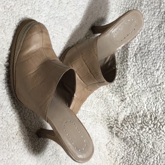 Nine West Leather Mules with Heels - Picture 2 of 5